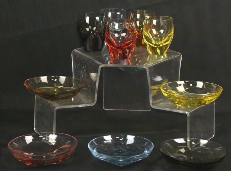 LOT OF TEN PIECES OF MOSER GLASS (1 of 1)