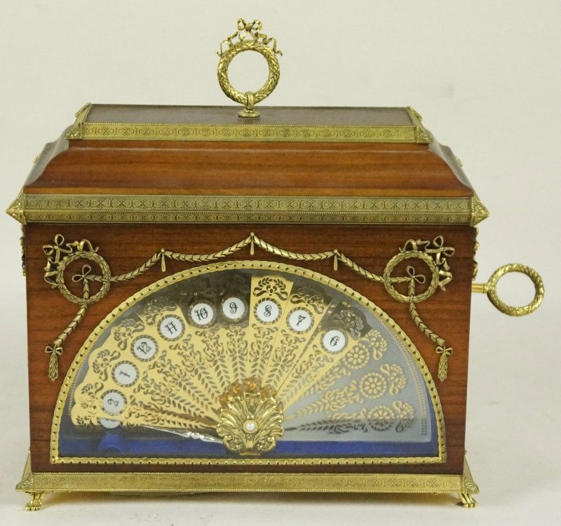 FABERGE IMPERIAL FAN CLOCK (1 of 5)