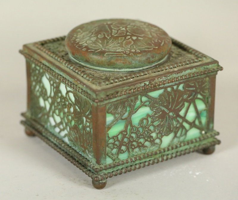 TIFFANY STUDIOS, N. Y., INKWELL (1 of 3)