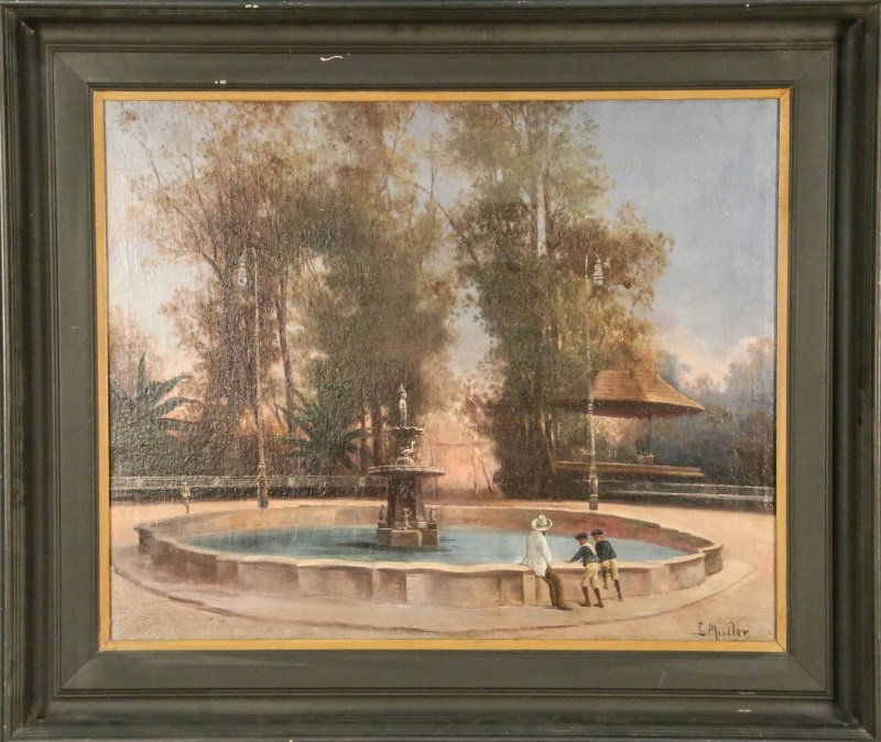 J. MULLER "CHICOS Y EL HOMBRE" 19th CENTURY MEXICO (1 of 3)