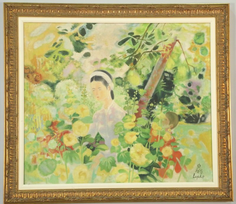 LE PHO CHINESE OIL ON CANVAS PAINTING (1 of 7)