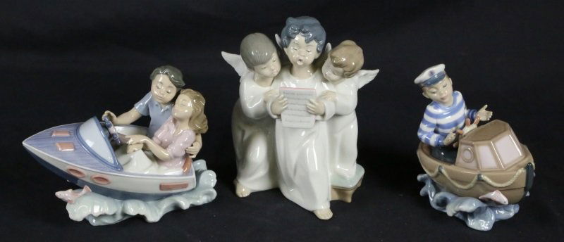 LOT OF THREE LLADRO FIGURINES (1 of 2)