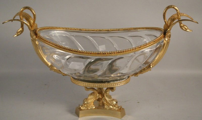 EMPIRE STYLE CENTERPIECE WITH GILT BRONZE (1 of 4)