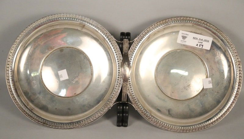 STERLING SILVER DOUBLE TRAY (1 of 3)