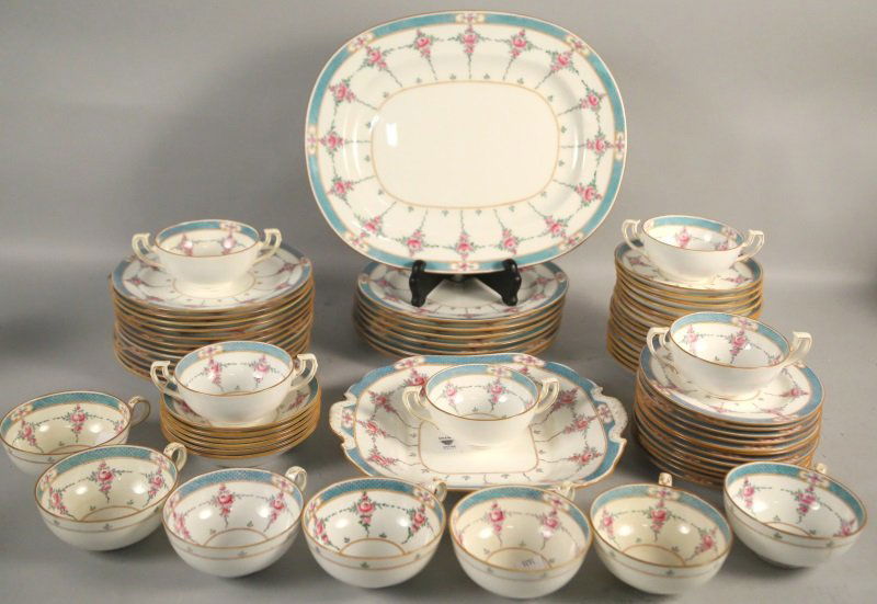 LOT OF 66-PIECES OF MINTON RYRIE BRO. DINNERWARE (1 of 3)