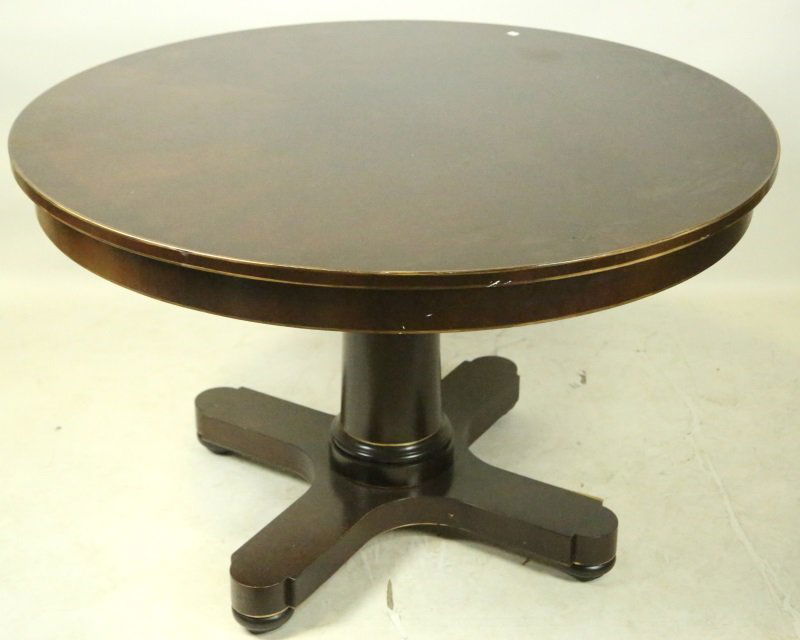 EMPIRE STYLE MAHOGANY CENTER TABLE (1 of 2)