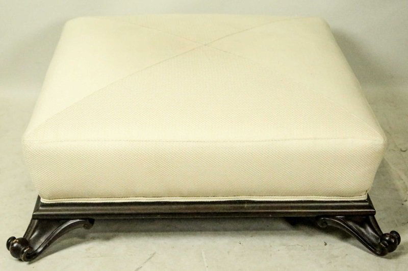1940'" HIGH STYLE UPHOLSTERED OTTOMAN (1 of 1)