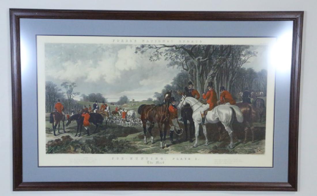JOHN FREDERICK HERRING "THE MEET" ENGRAVING (1 of 5)