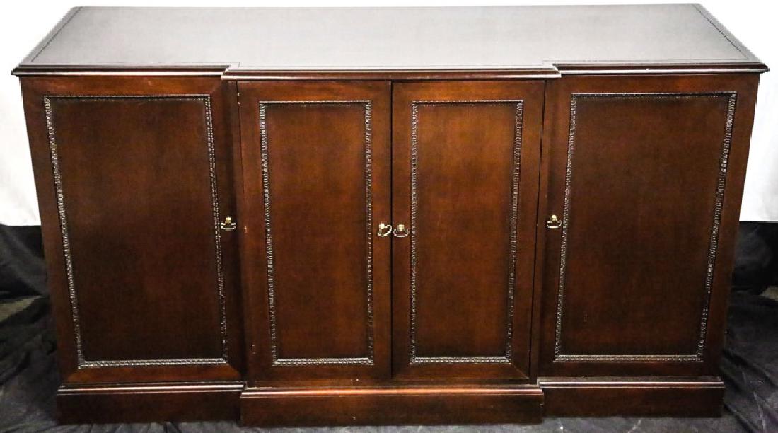 HEKMAN MAHOGANY BREAKFRONT SIDEBOARD (1 of 4)