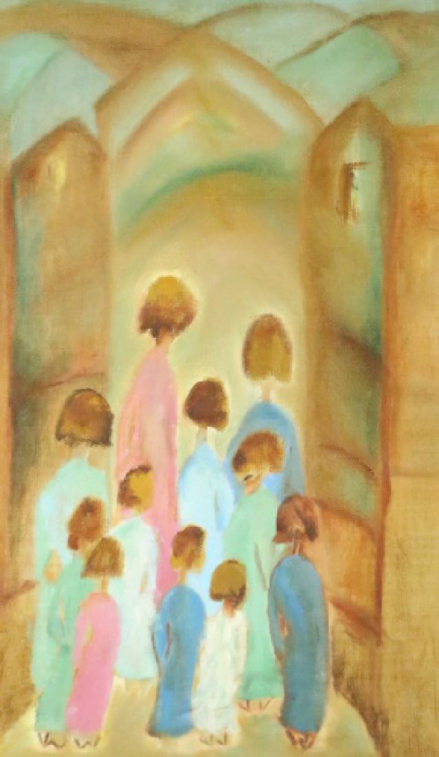 ABSTACT PAINTING  ON  CANVAS BY EDITH BROWN (1 of 2)