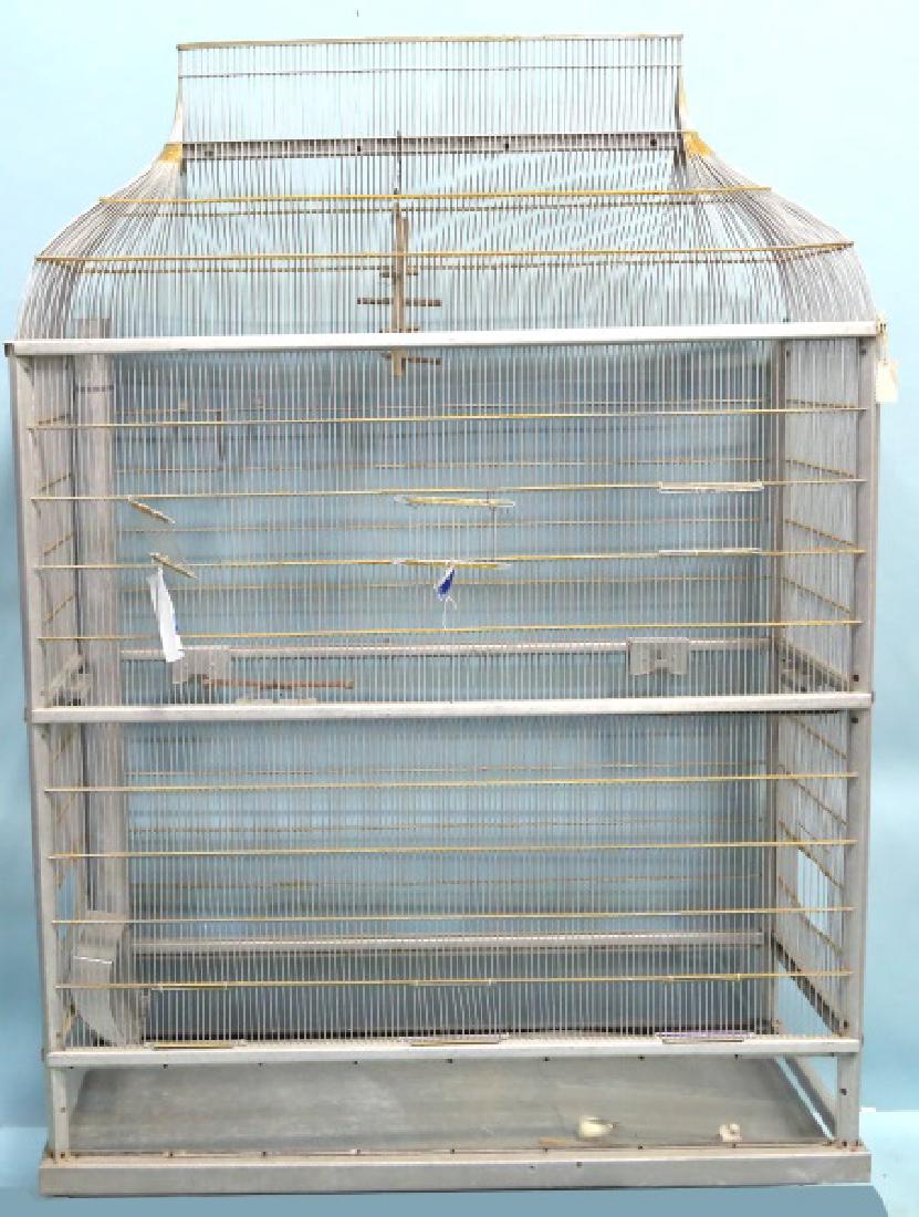 MONUMENTAL ARCHITECTURAL METAL BIRDCAGE (1 of 5)