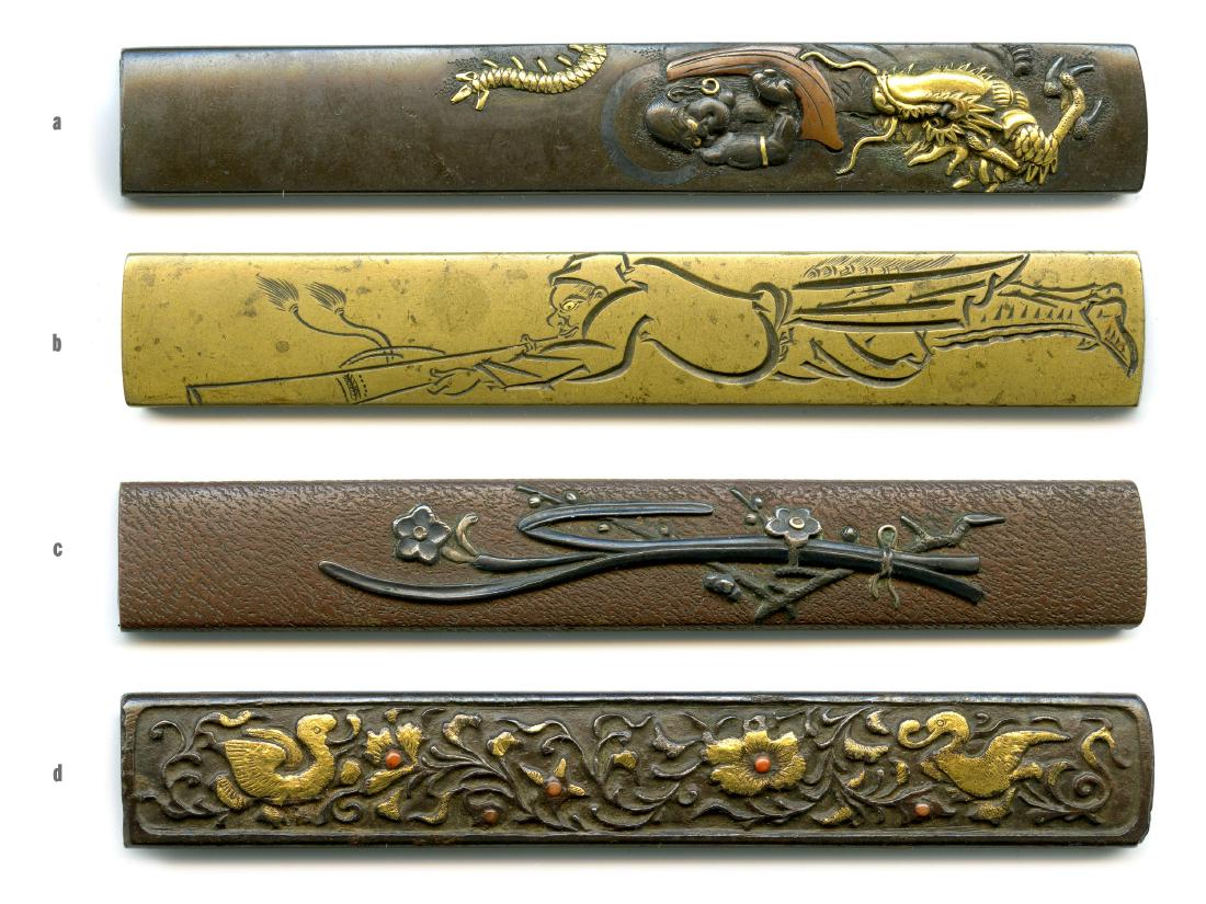 4 Samurai Sword Kozuka. Estate of Carlo Monzino. (1 of 6)