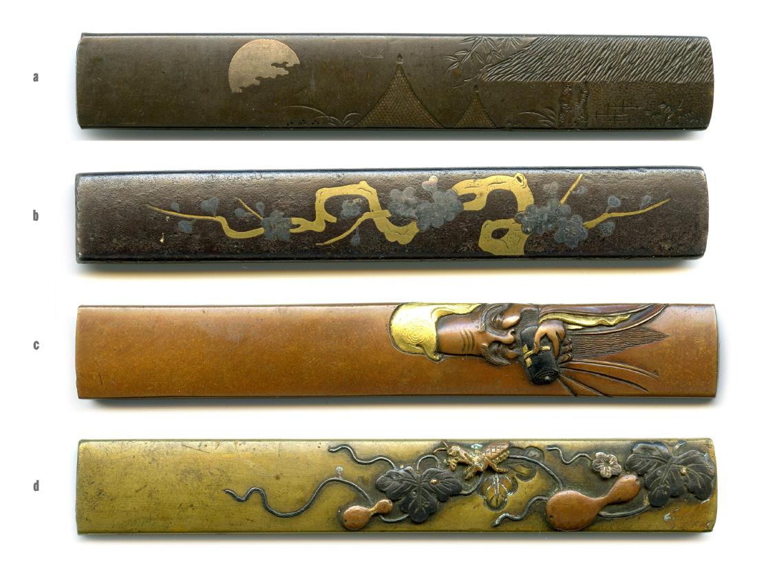 4 Samurai Sword Kozuka. Estate of Carlo Monzino. (1 of 7)