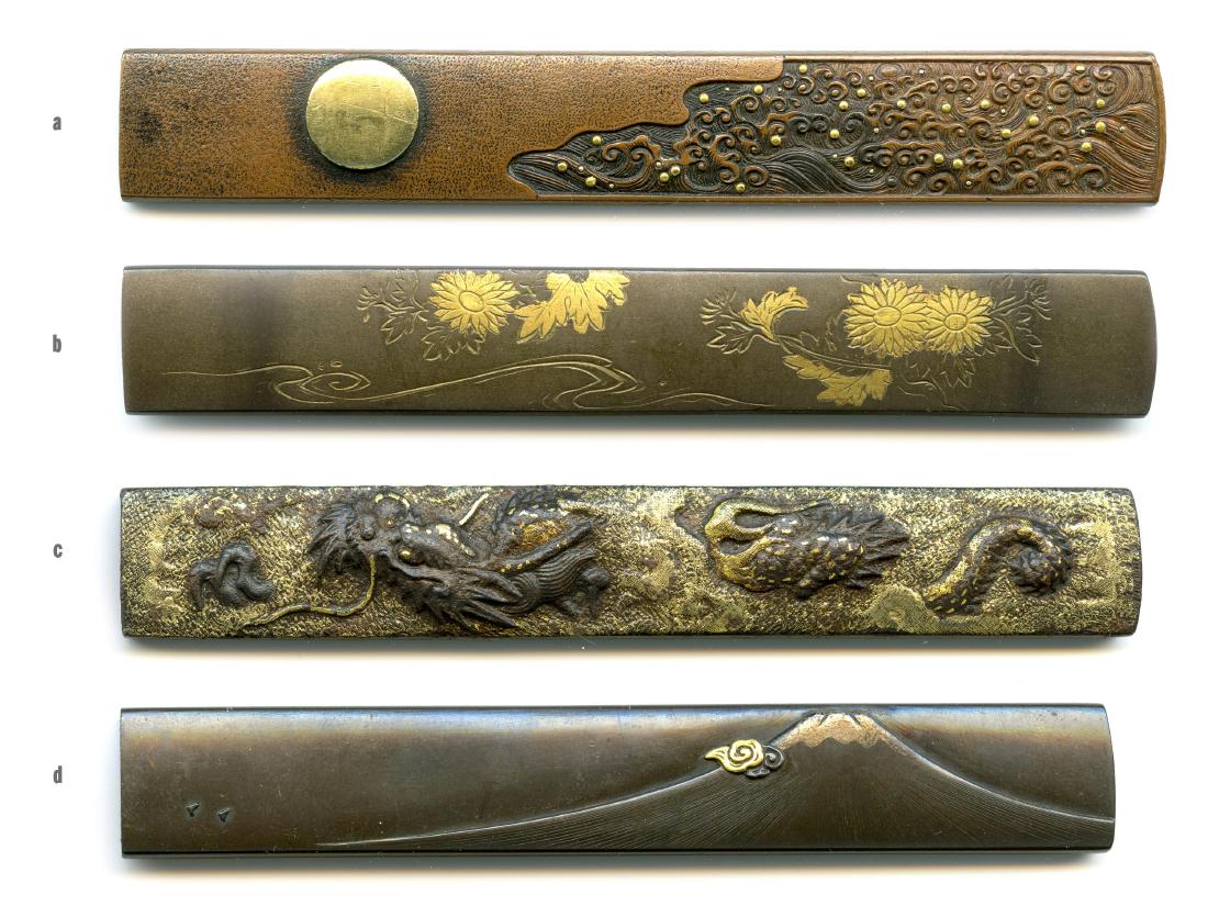 4 Samurai Sword Kozuka. Estate of Carlo Monzino. (1 of 9)