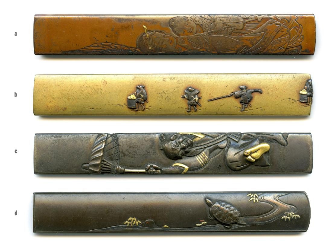 4 Samurai Sword Kozuka. Estate of Carlo Monzino. (1 of 9)
