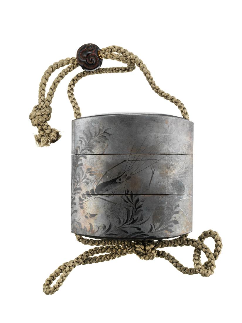 Japanese lacquer Inro. Estate of Carlo Monzino. (1 of 2)