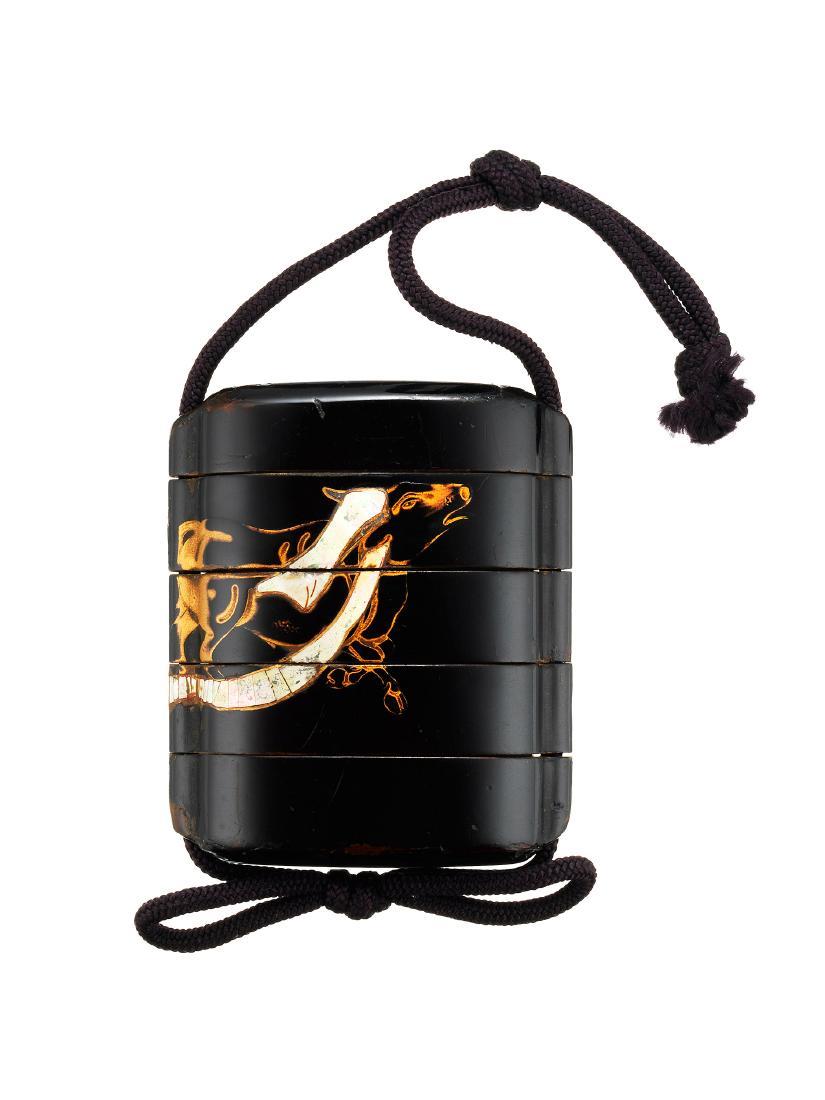 Japanese lacquer Inro. Estate of Carlo Monzino. (1 of 2)