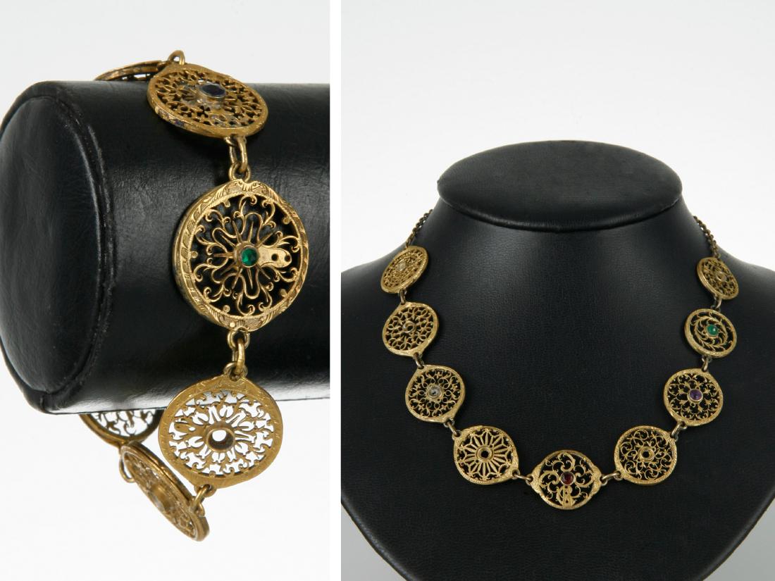 Spindelkolben-Collier und -Armband (1 of 8)