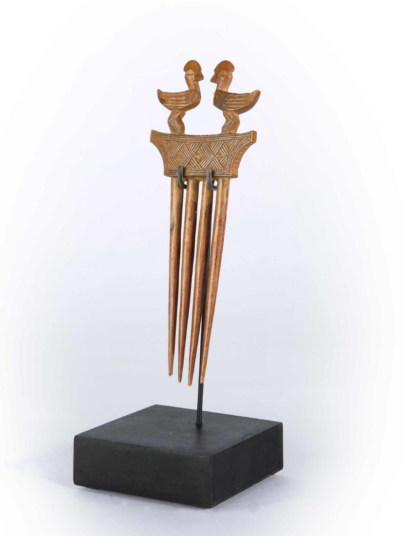 Baule Kamm, "kwekwe" / Baule Comb "kwekwe" (1 of 6)