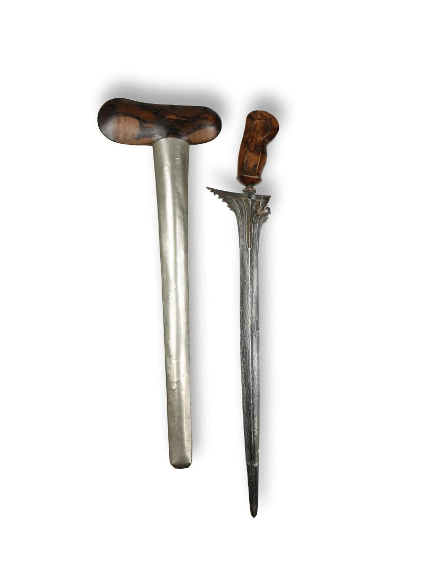 Dolch mit Scheide, "Kris" / double-edged dagger (1 of 3)