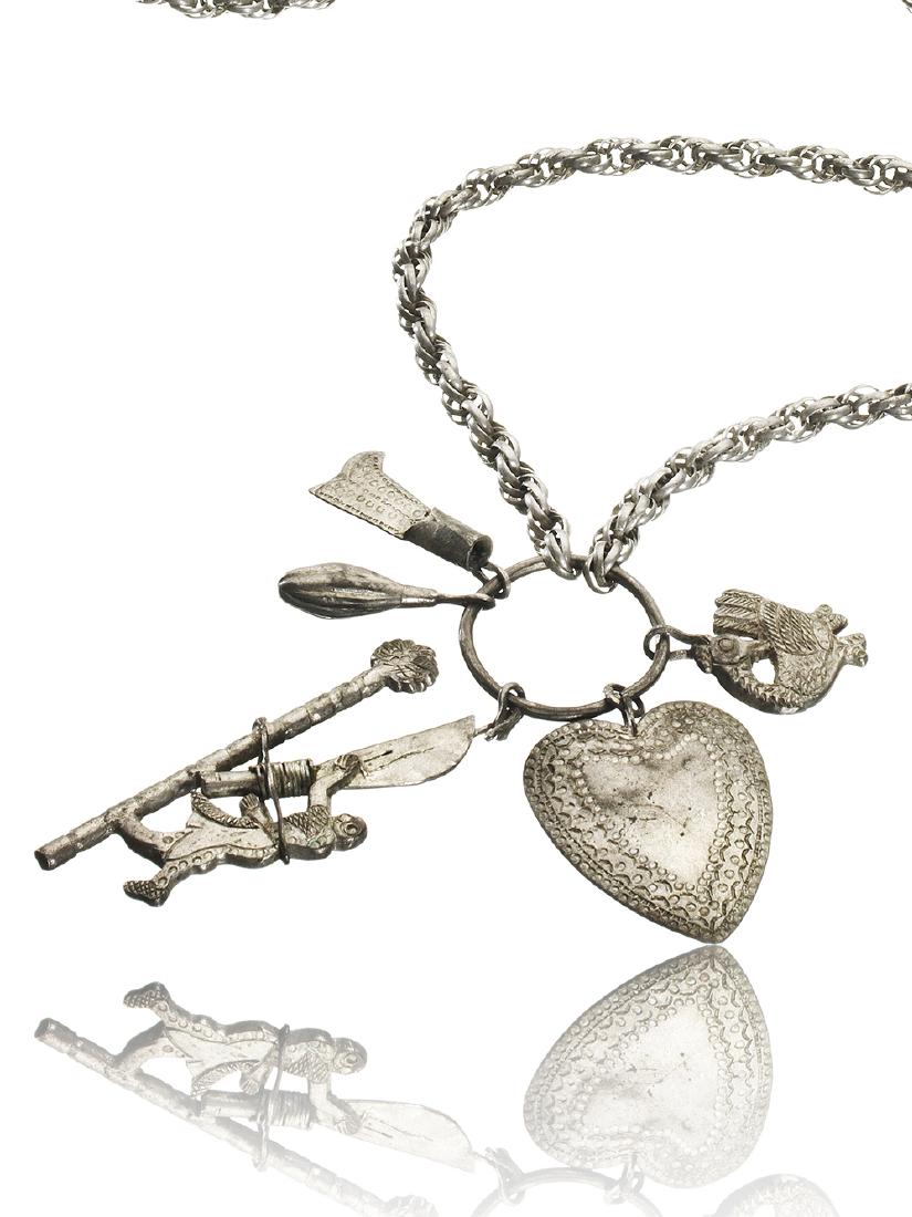 Silber-Collier / Fon, Benin / Siver Necklace (1 of 2)