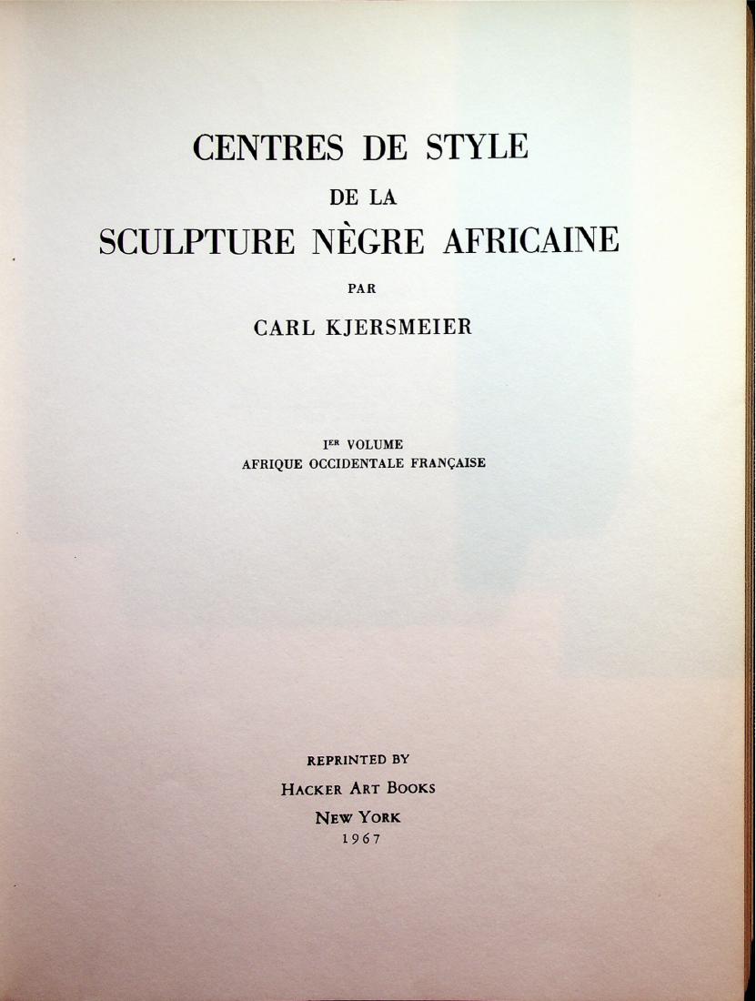 Centres de style de la sculpture nègre africaine. (1 of 2)