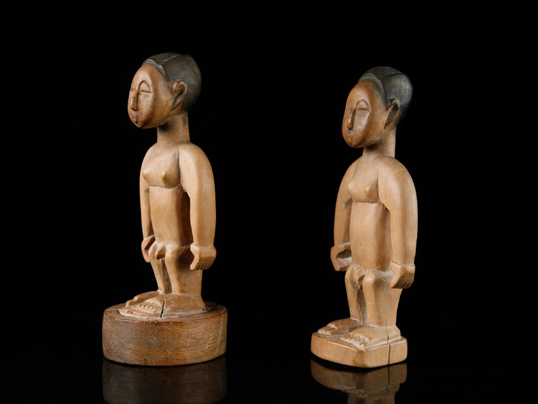 2 Ewe Figures, "venavi" (1 of 6)