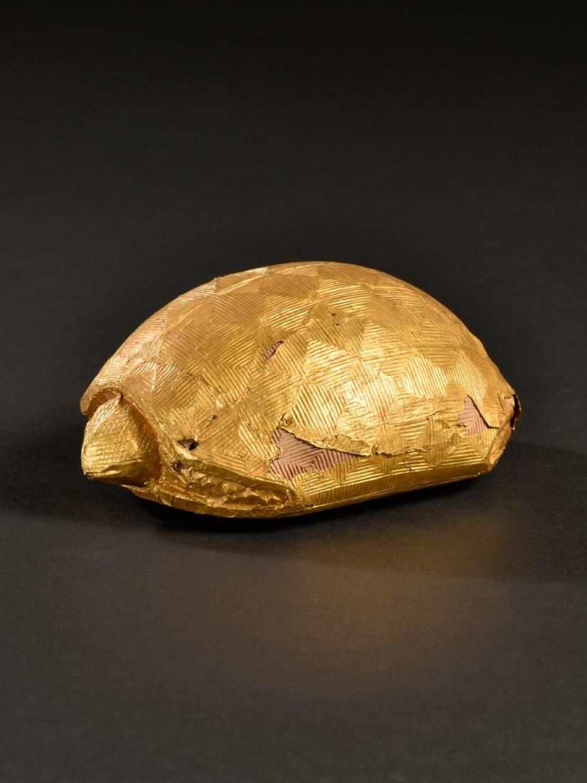 An Akan Gold-Covered Wooden Turtle (1 of 12)