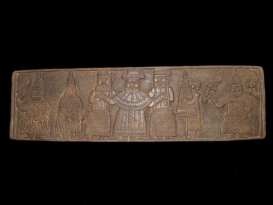 An Edo Relief Panel (African Art / Tribal Art) (1 of 14)