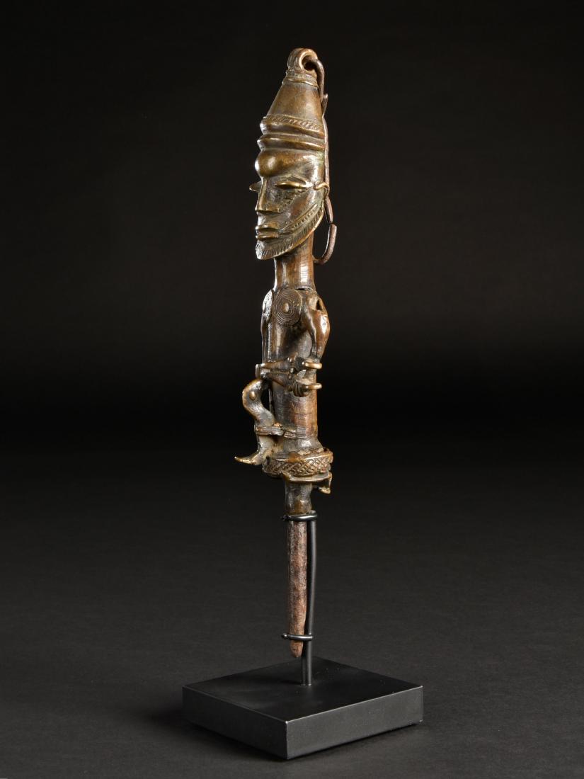 A Yoruba Staff, "edan ogboni" (1 of 15)