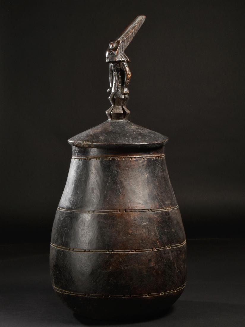 A rare Chokwe lidded Container (1 of 10)
