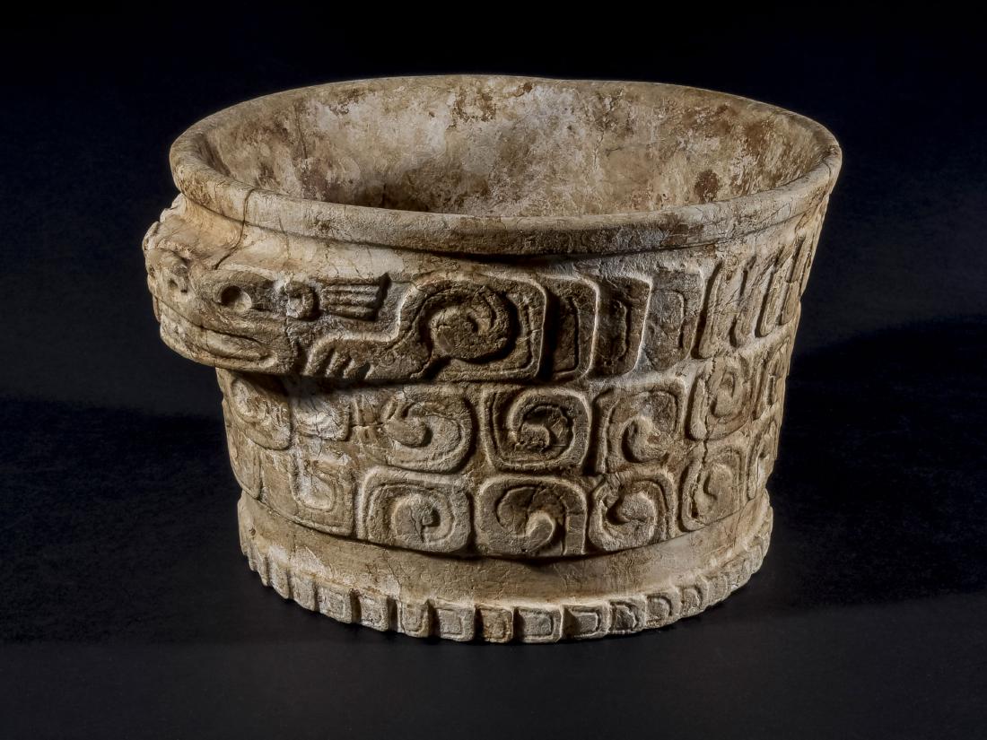 A Mayan Ulua Valley Stone Vessel (1 of 4)