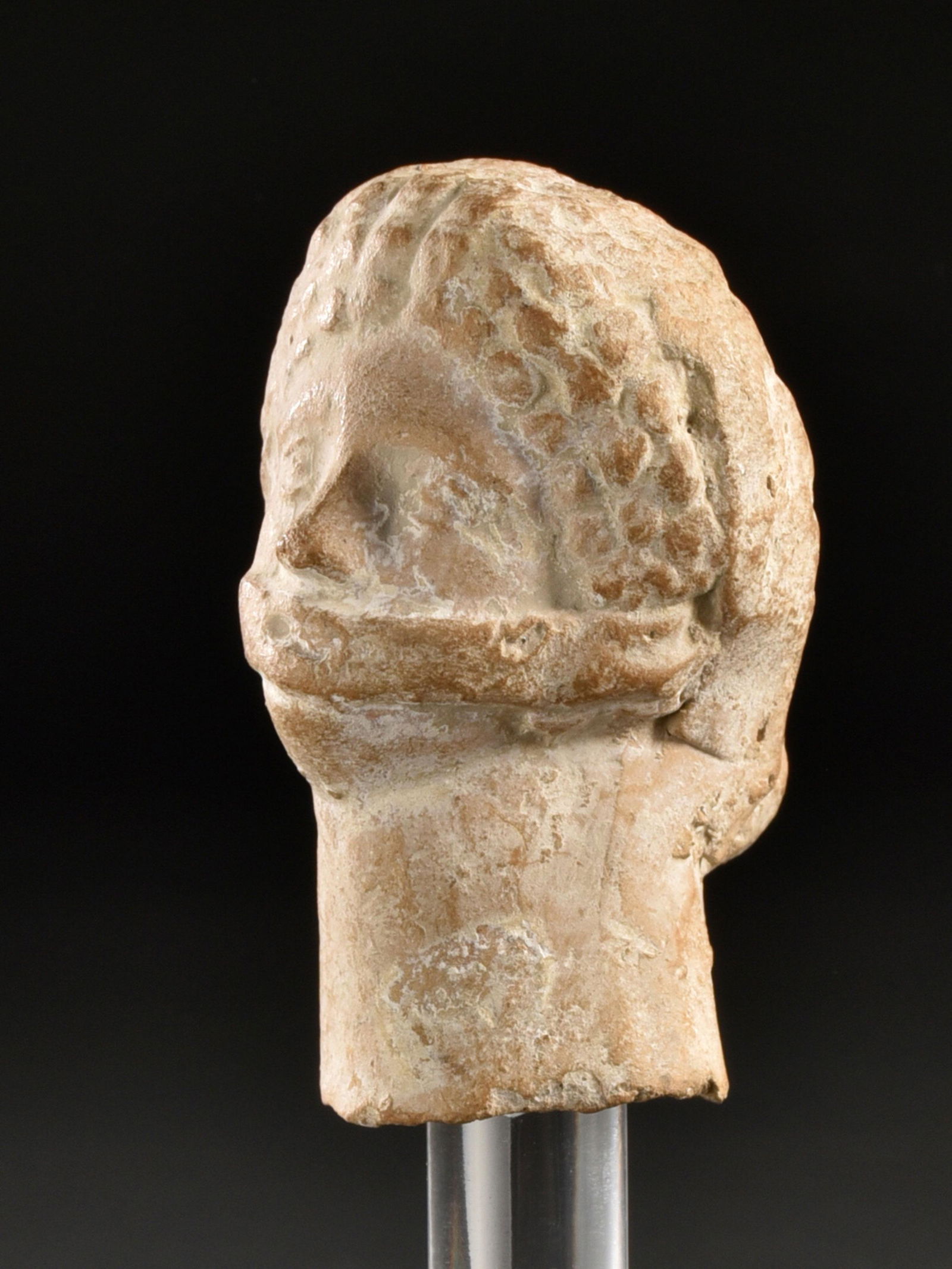 A Greek Small Head of a Woman with Phorbeia (1 of 10)