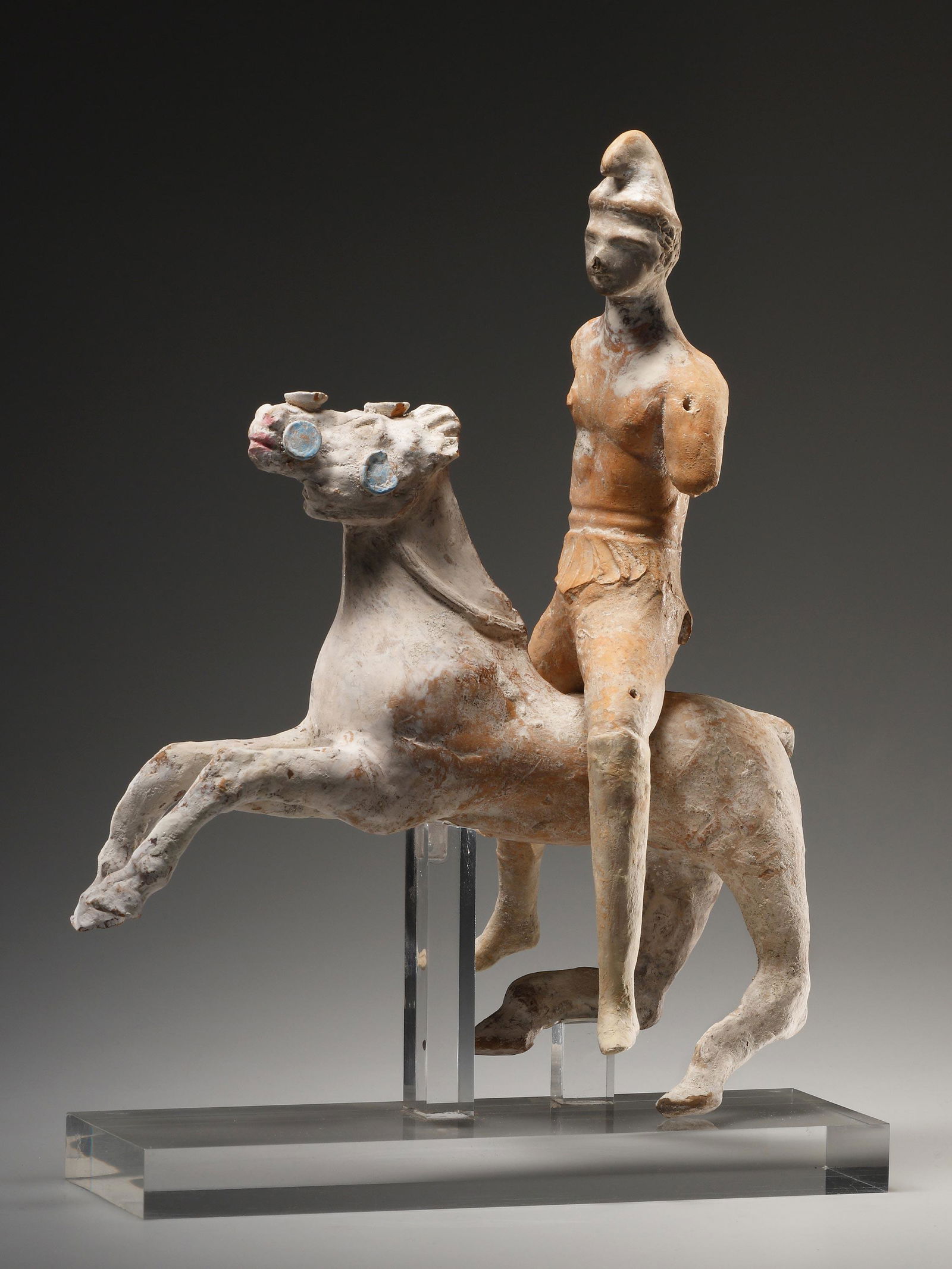 A Greek Statuette of a Horse with Rider (1 of 20)