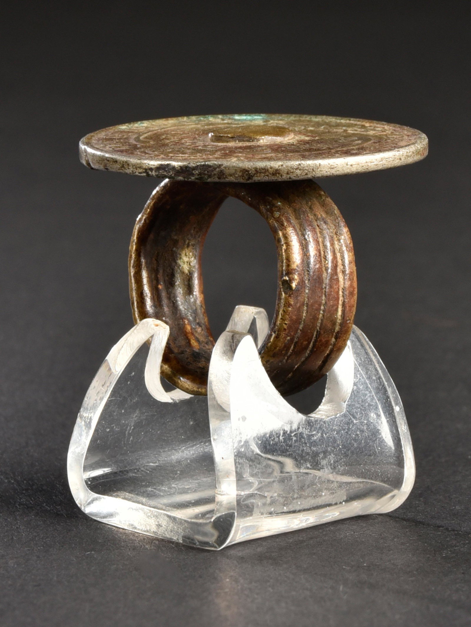 A Dogon Bronze Ring (Coin) (1 of 7)