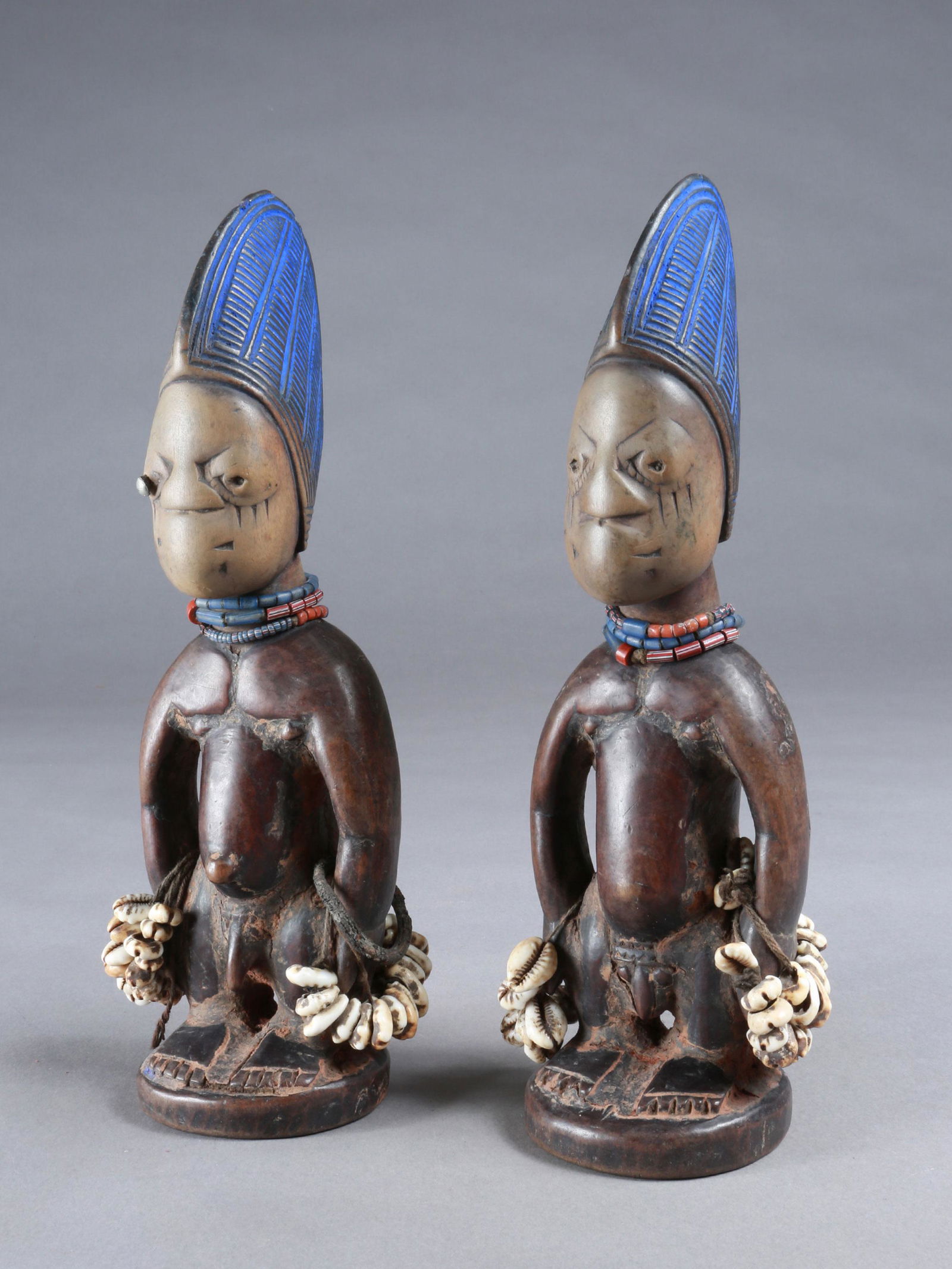 A Yoruba Pair of Twin Figures, "ere ibeji" (1 of 11)