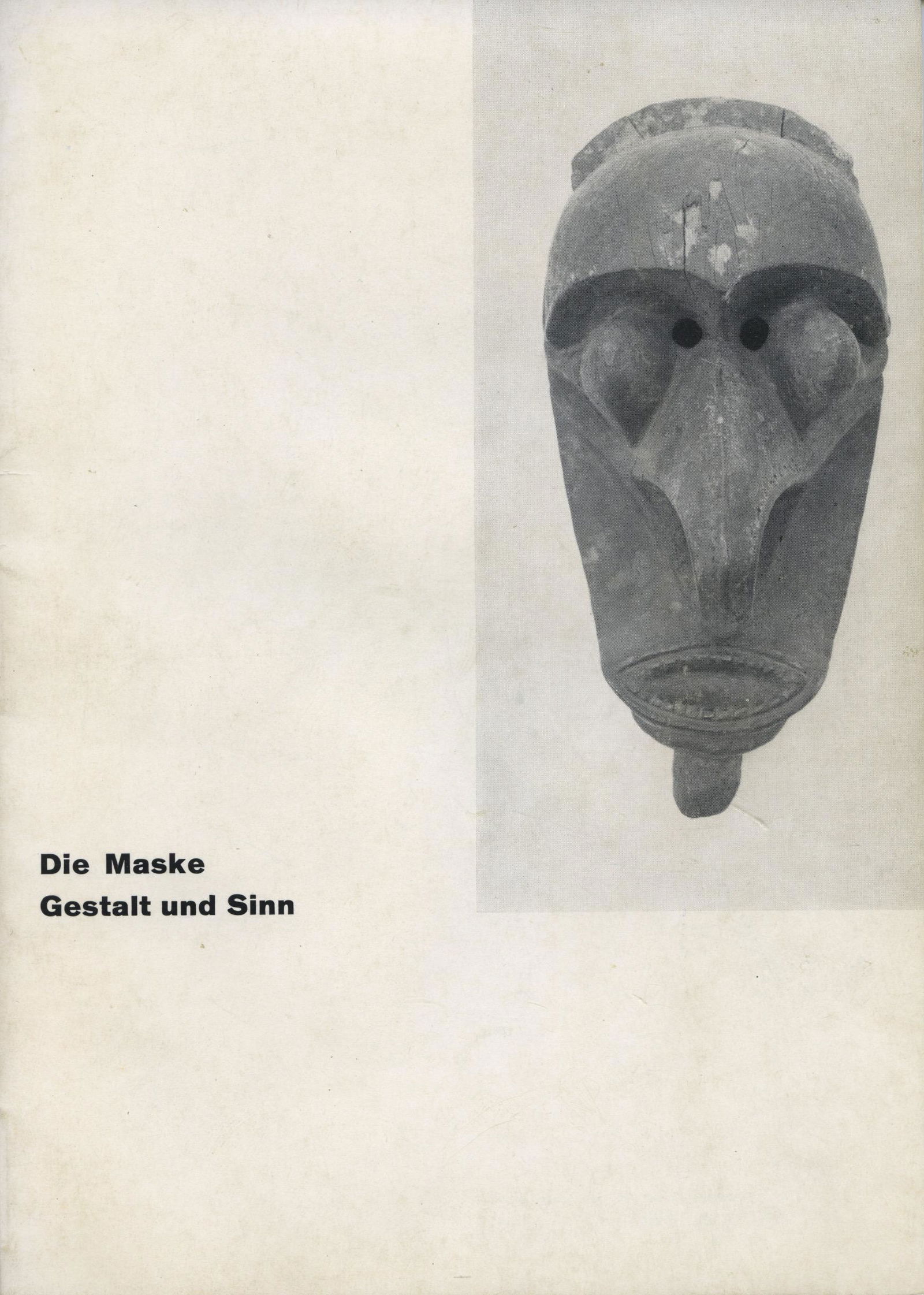 Die Maske. Gestalt und Sinn (1 of 1)