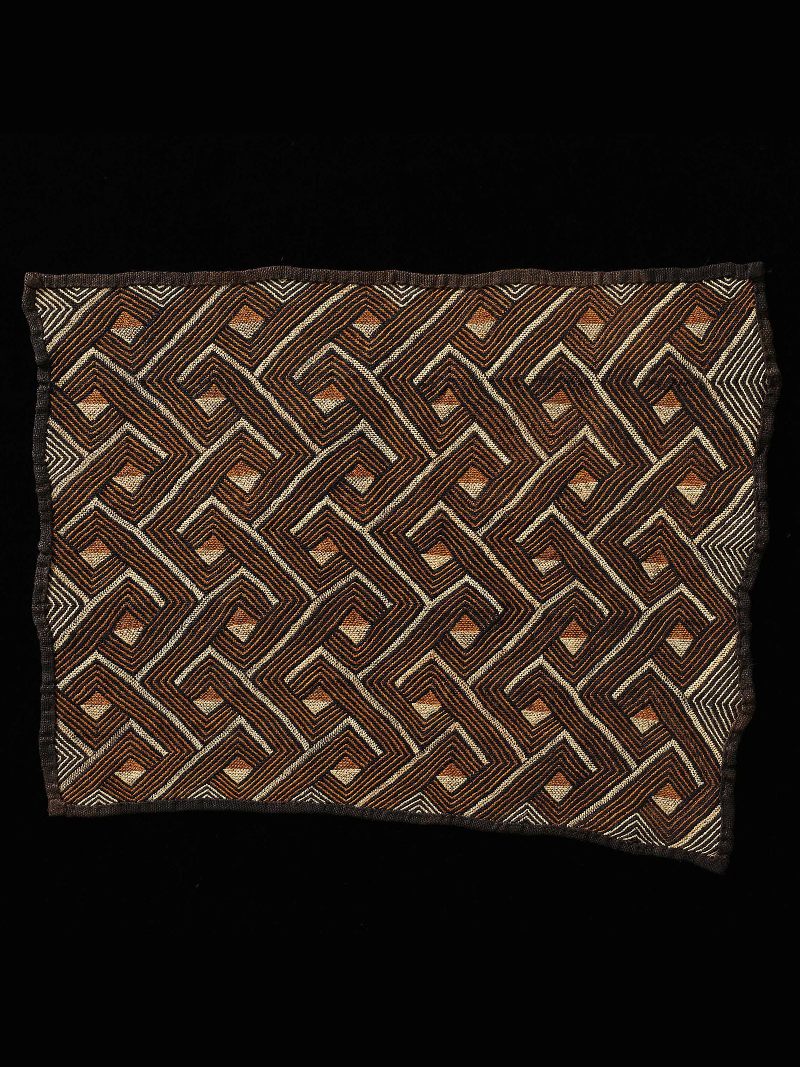 A Kuba Cut-Pile Embroidery Fabric (1 of 1)