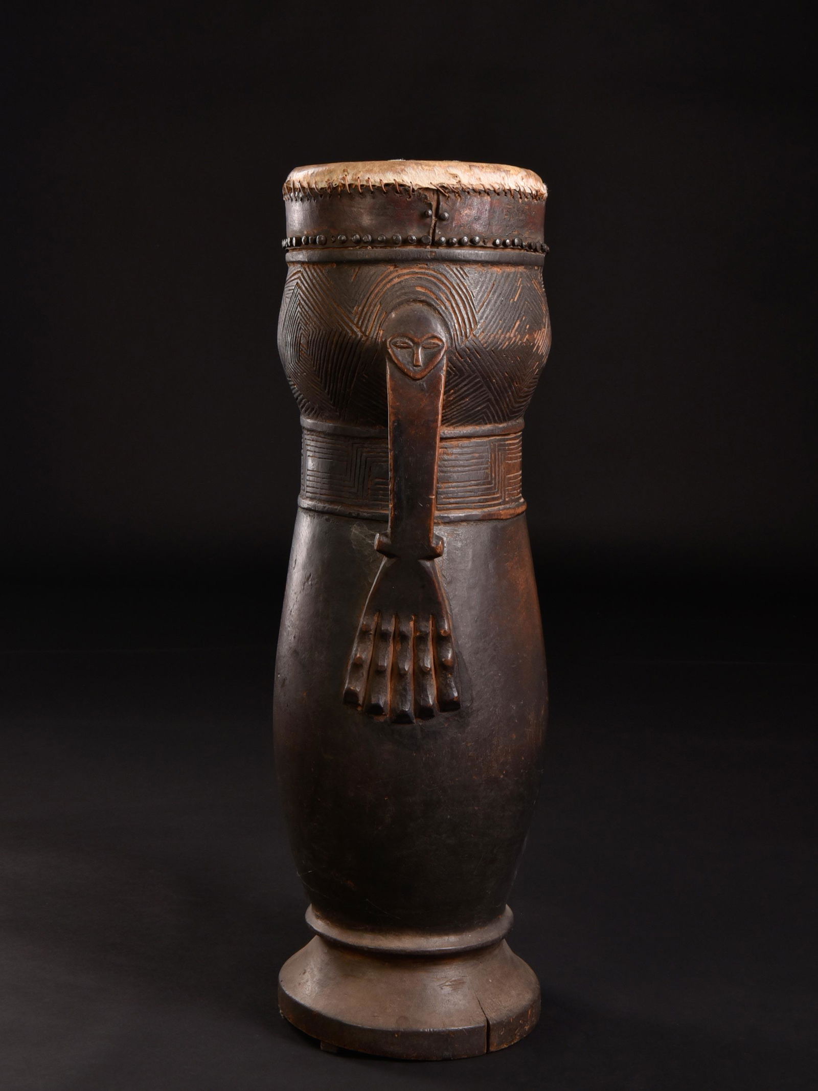 A Chokwe Drum, "mukupel" (1 of 15)