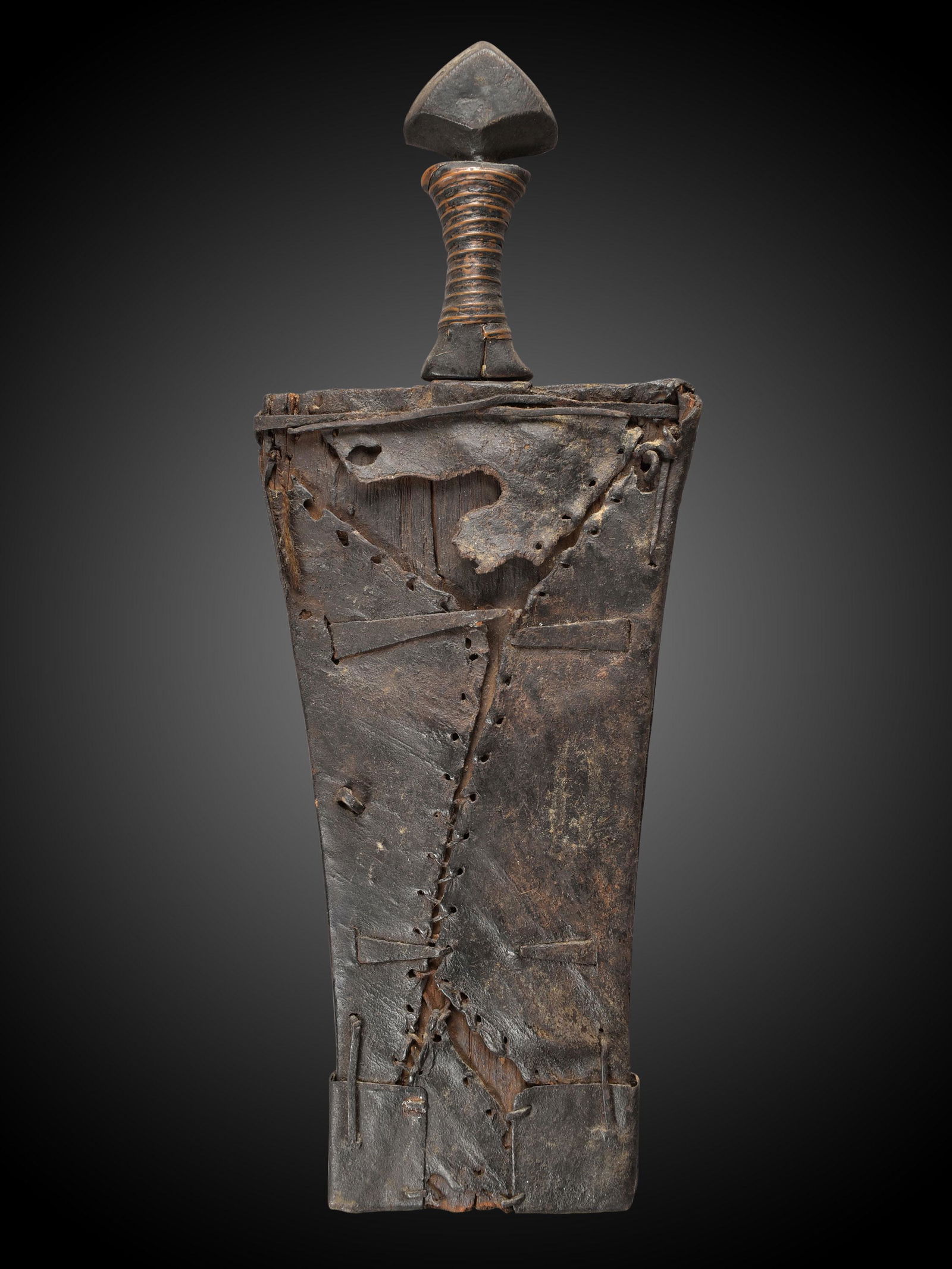 A Lokele Short Sword with Scabbard (Sheath) (1 of 8)