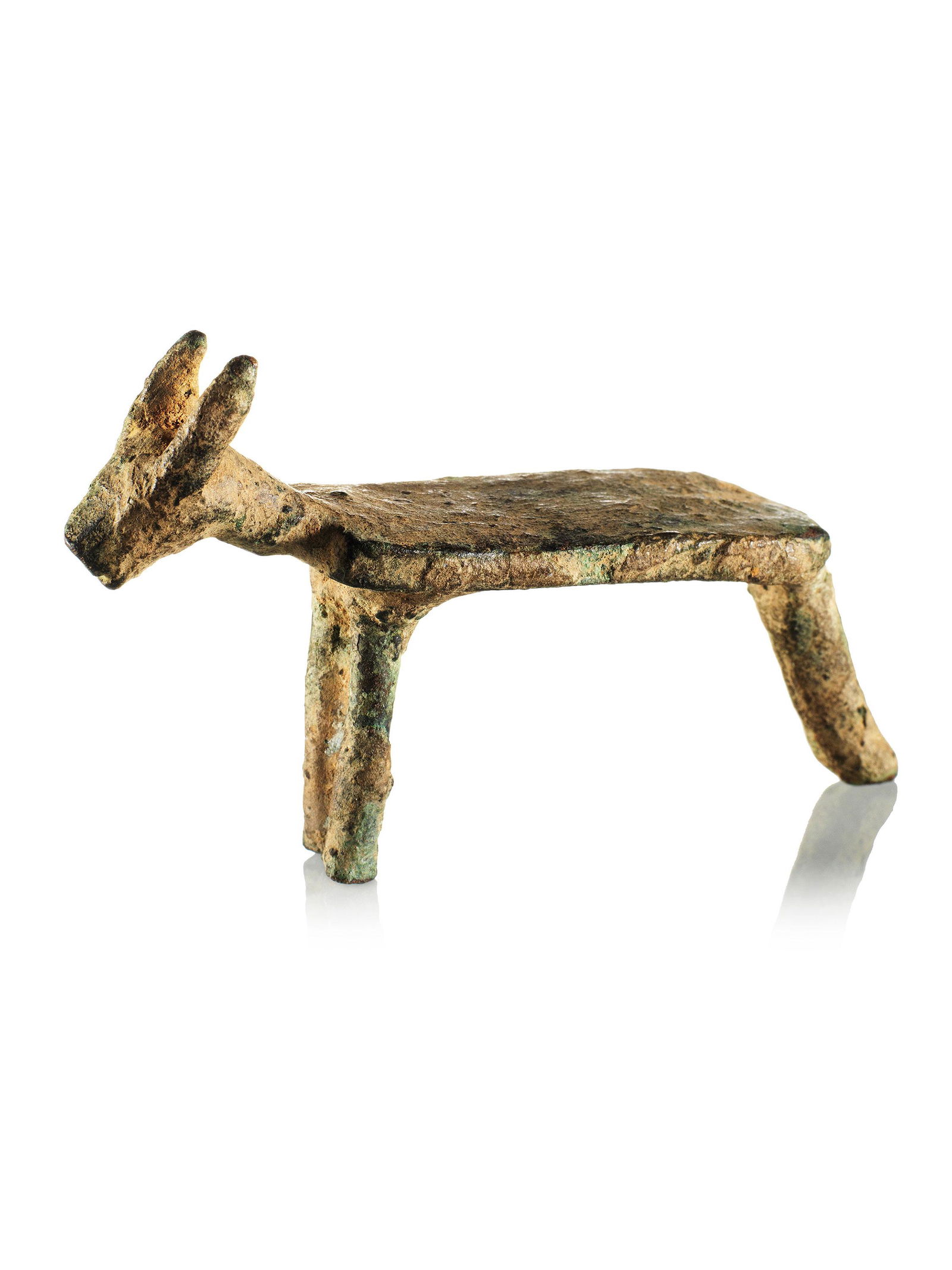 A Lobi Bronze Miniature of a Seat (1 of 1)