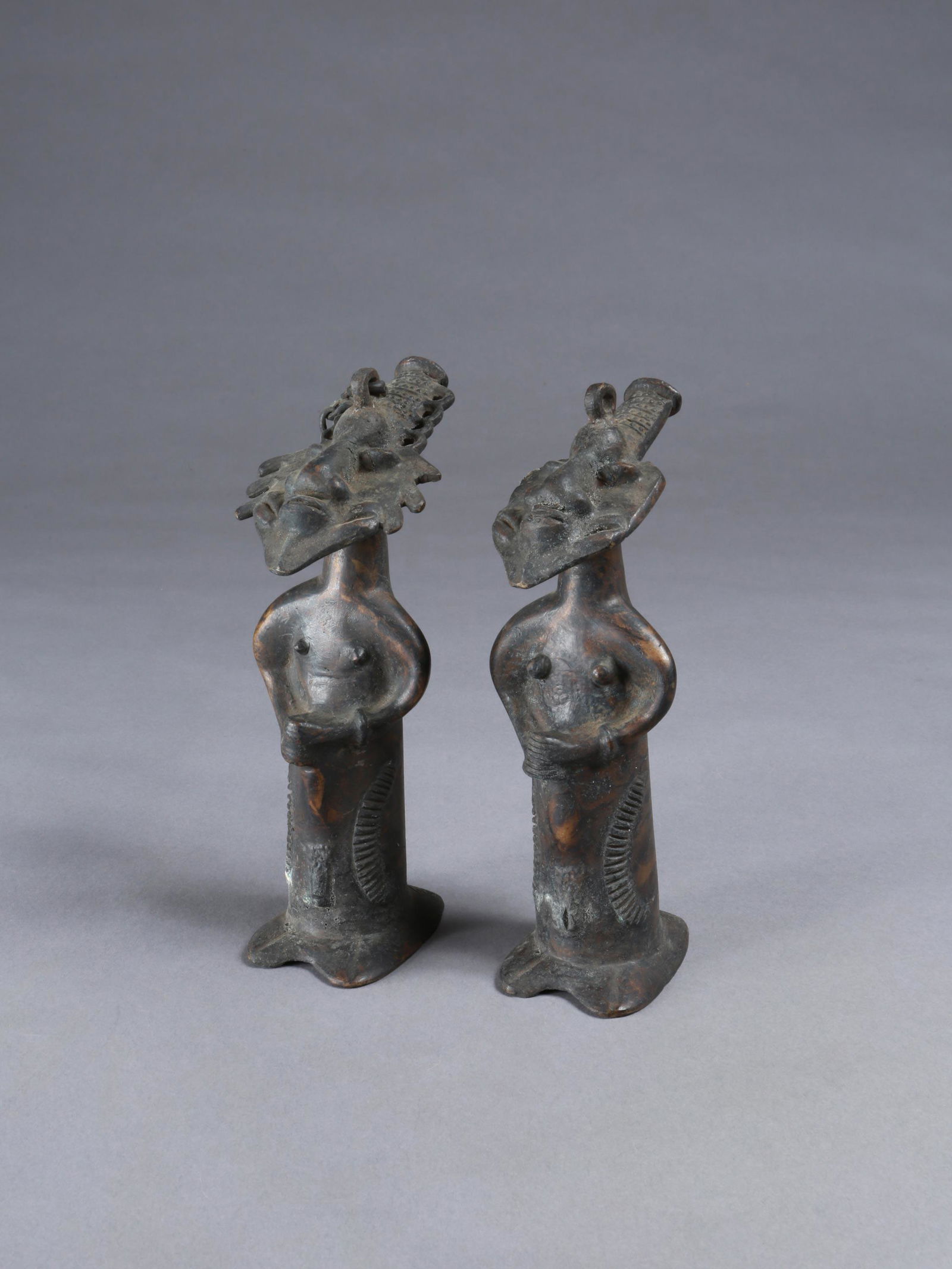 A Yoruba Pair of Figures, "onile" (1 of 11)