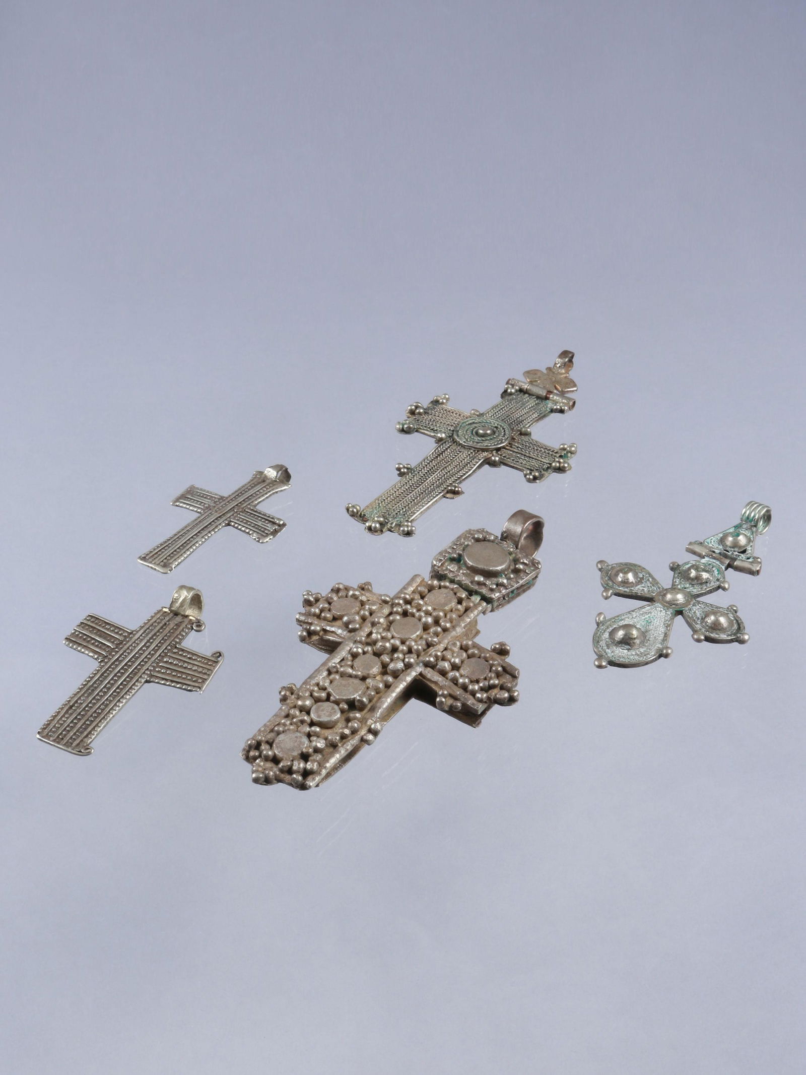5 Ethiopian Silver Crosses (1 of 4)