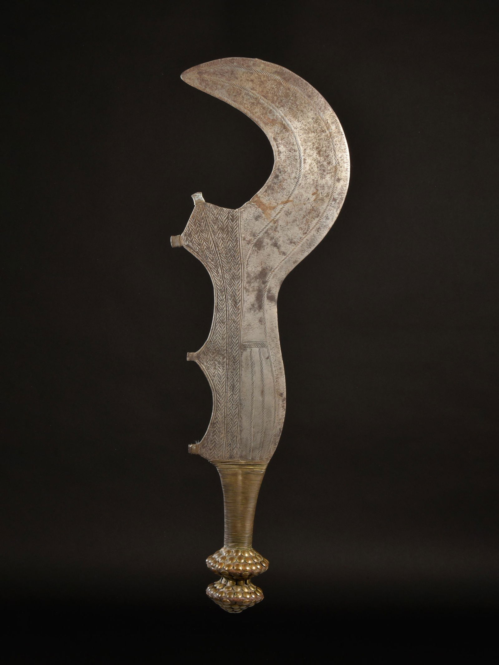 A Ngombe Sickle Blade Knife, "ngulu" (1 of 13)