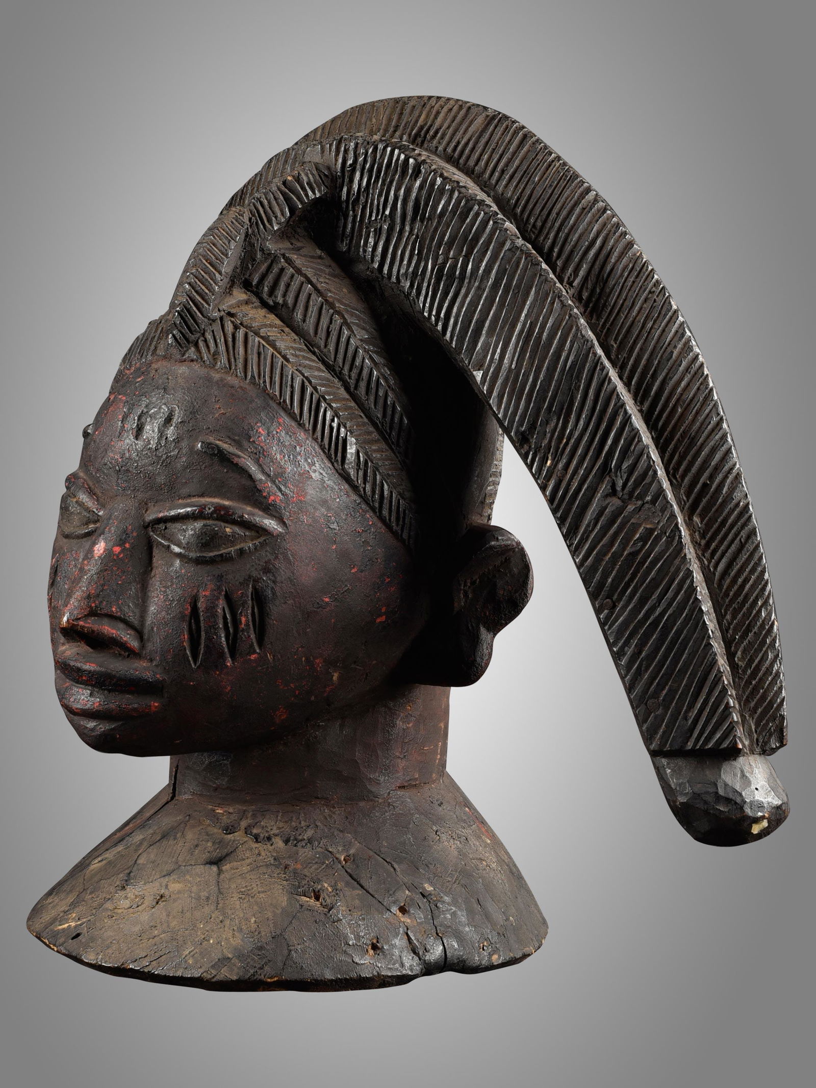 A Yoruba Headdress, "egungun layewu" (1 of 4)
