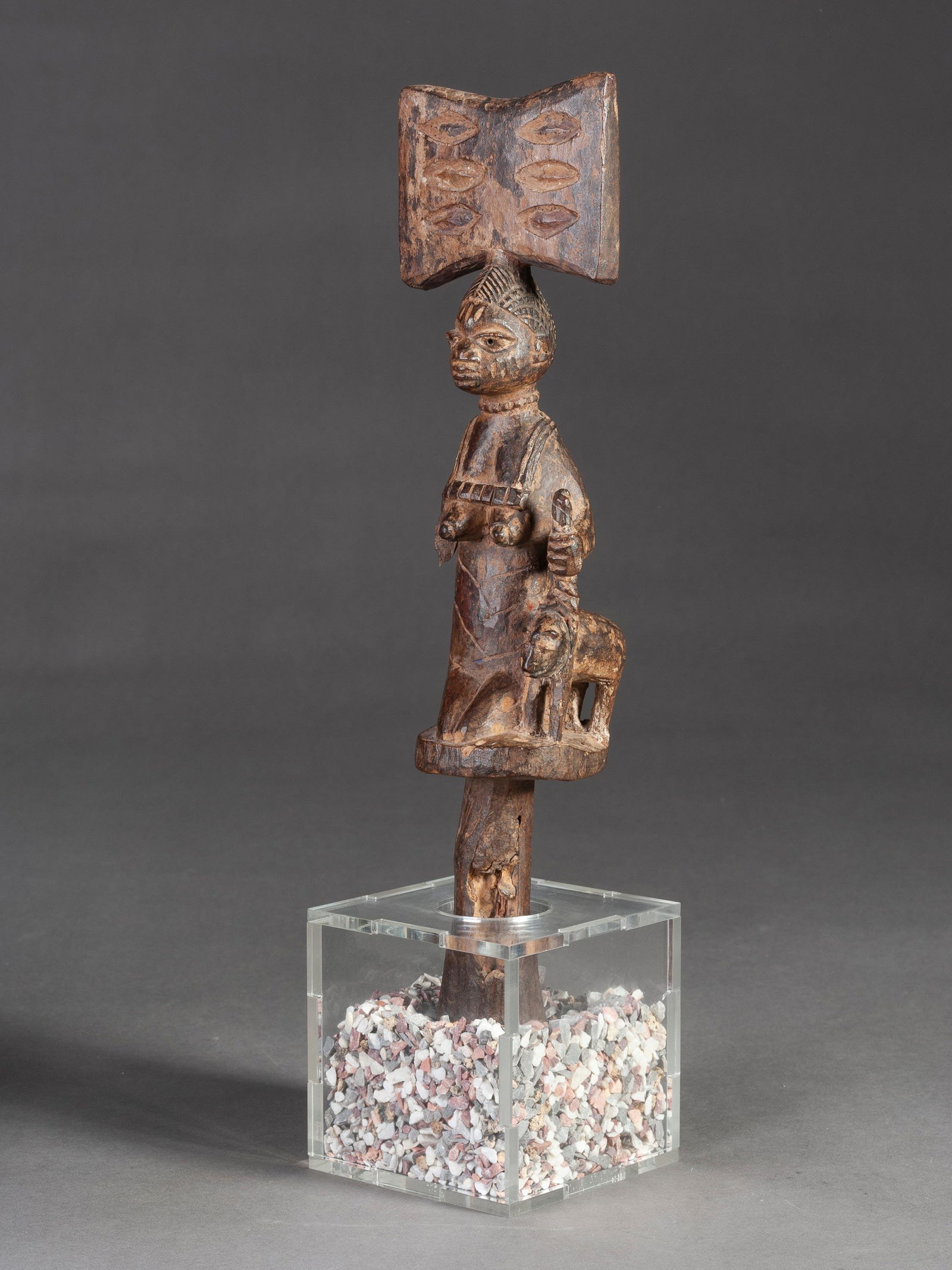 A Yoruba Wand, "oshe shango" (1 of 9)