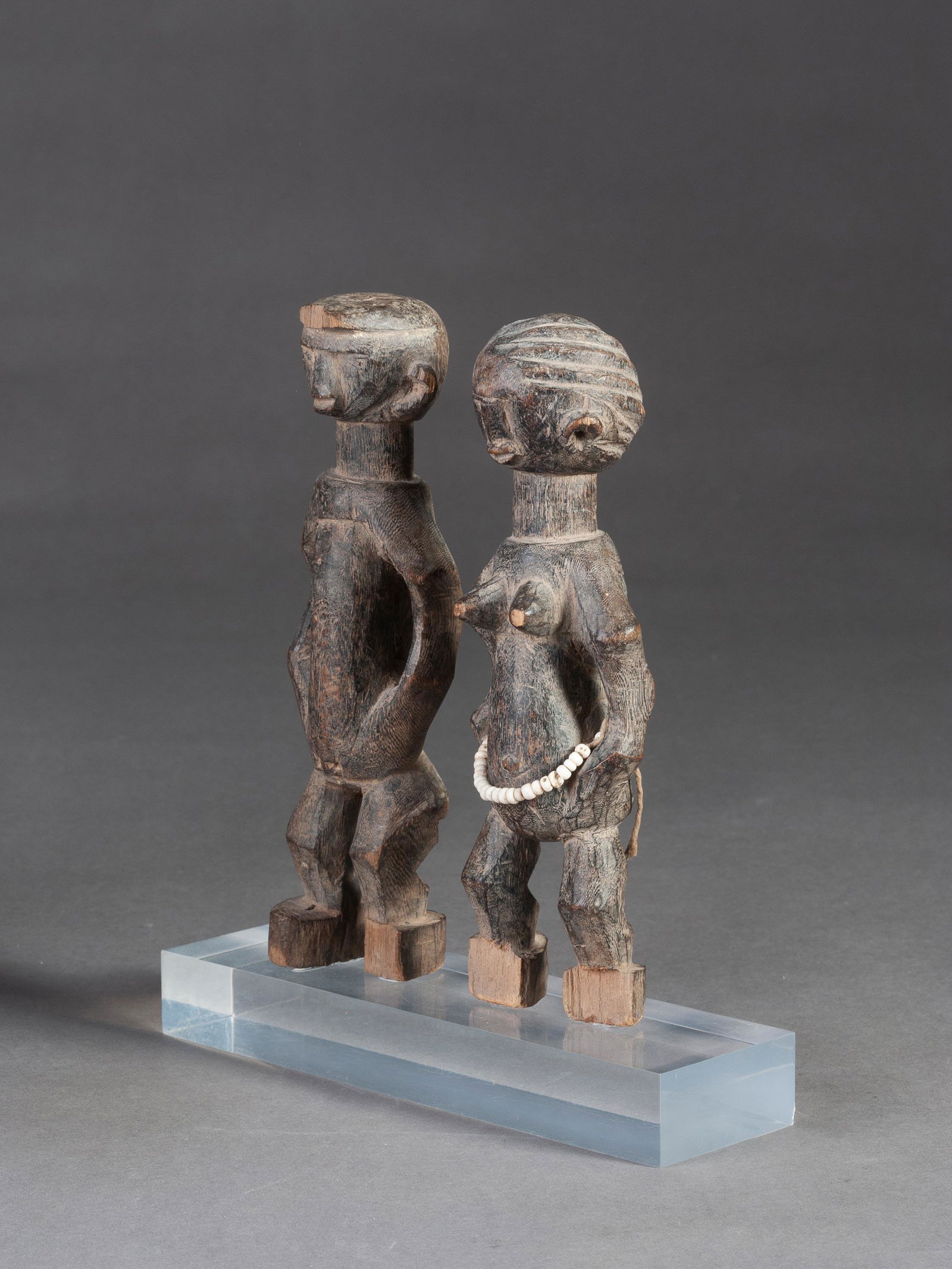 A Pair of Lobi Figures, "bateba" (1 of 9)