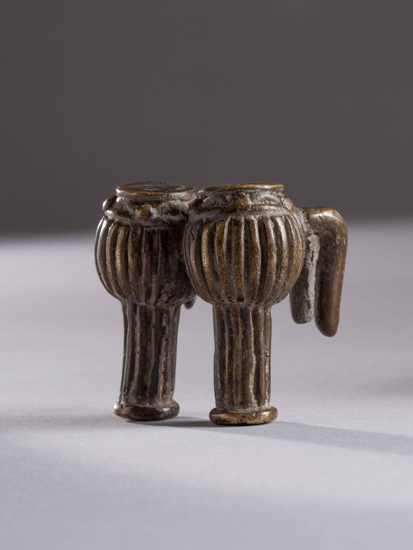 An Asante Goldweight, Double Drum (1 of 9)