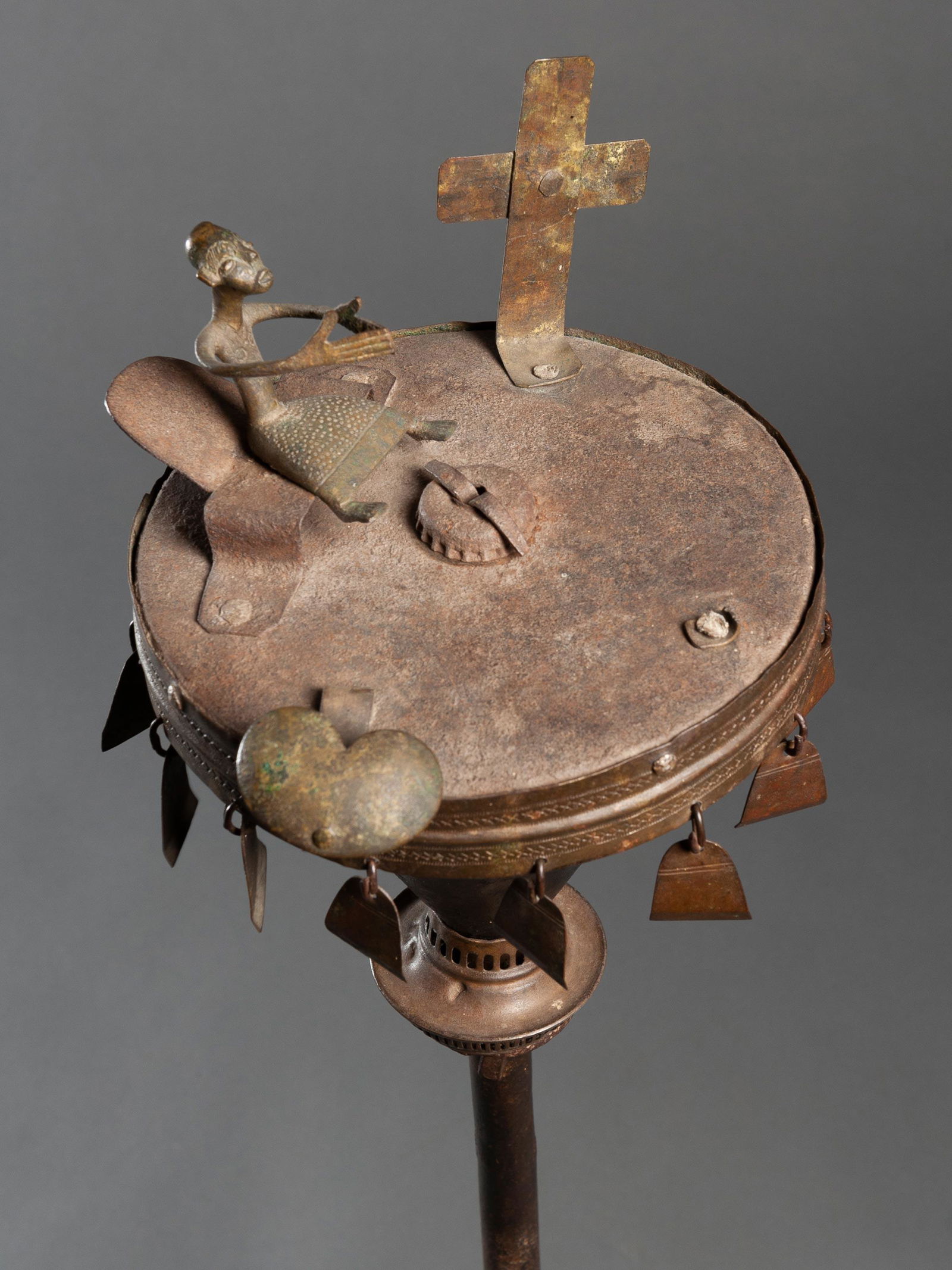 A Fon Memorial Staff, "asen" (1 of 12)