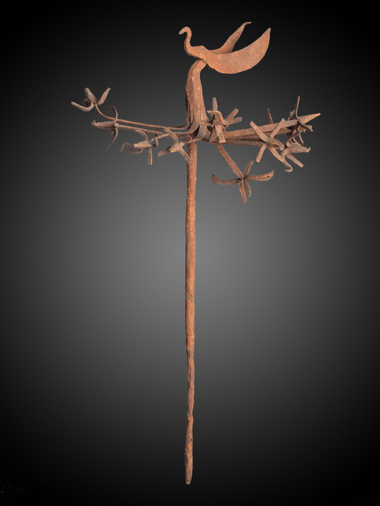 A Yoruba Staff, "osanyin" (1 of 9)